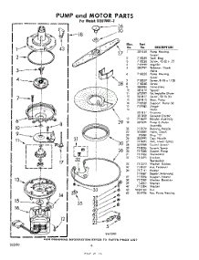 06 - Pump And Motor parts for Whirlpool SDU70012 / from AppliancePartsPros.com