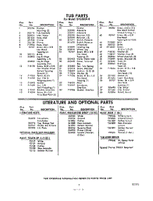 03 - Literature And Optional parts for Whirlpool Dishwasher SHU80040 / from AppliancePartsPros.com