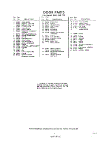 05 - Section parts for Whirlpool SAU540PP9 / from AppliancePartsPros.com