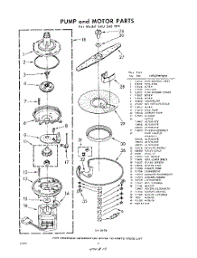 06 - Pump And Motor parts for Whirlpool SAU540PP9 / from AppliancePartsPros.com