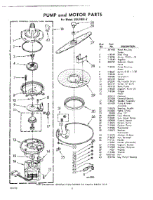 06 - Pump And Motor parts for Whirlpool SDU70013 / from AppliancePartsPros.com