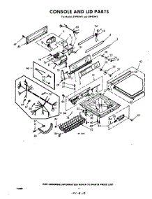 04 - Console And Tub parts for Whirlpool SVP80W0 / from AppliancePartsPros.com