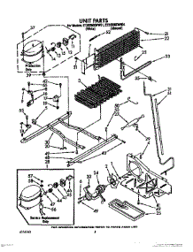 06 - Unit parts for Whirlpool Refrigerator ET25DMXWN01 / from AppliancePartsPros.com