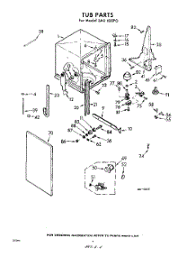 04 - Tub parts for Whirlpool SAU600P0 / from AppliancePartsPros.com