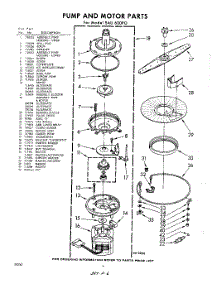 06 - Pump And Motor parts for Whirlpool SAU600P0 / from AppliancePartsPros.com