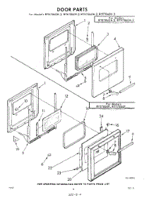 04 - Door parts for Whirlpool RYE7860P2 / from AppliancePartsPros.com