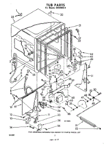 02 - Tub parts for Whirlpool Dishwasher SHU90000 / from AppliancePartsPros.com