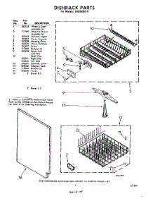07 - Dish Rack parts for Whirlpool Dishwasher SHU90000 / from AppliancePartsPros.com