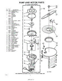 06 - Pump And Motor parts for Whirlpool SAU600W0 / from AppliancePartsPros.com