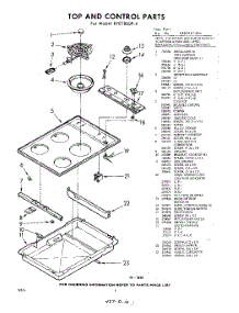 06 - Top And Control parts for Whirlpool RYE7860P4 / from AppliancePartsPros.com