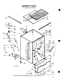02 - Cabinet parts for Whirlpool Dishwasher SXF440W0 / from AppliancePartsPros.com