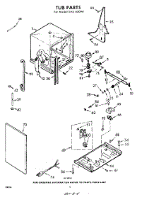 04 - Tub parts for Whirlpool SAU600W1 / from AppliancePartsPros.com