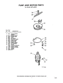 07 - Pump And Motor parts for Whirlpool Dishwasher SXF440W1 / from AppliancePartsPros.com