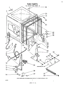 02 - Tub parts for Whirlpool SDU80000 / from AppliancePartsPros.com