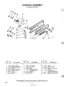 06 - Console parts for Whirlpool SVU100W0 / from AppliancePartsPros.com