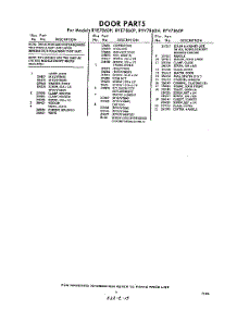 05 - Section parts for Whirlpool RYE7860W / from AppliancePartsPros.com