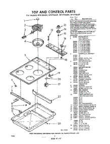 06 - Top Controls parts for Whirlpool RYE7860W / from AppliancePartsPros.com