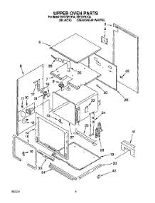 02 - Upper Oven parts for Whirlpool Oven RB770PXYQ4 / from AppliancePartsPros.com