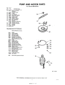 07 - Pump And Motor , Lit / Optional parts for Whirlpool Dishwasher SXF450W0 / from AppliancePartsPros.com