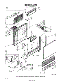 02 - Door parts for Whirlpool SVU100W1 / from AppliancePartsPros.com