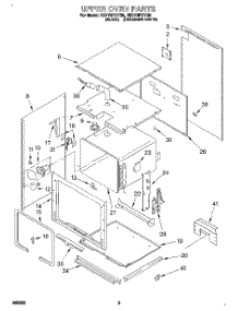 02 - Upper Oven parts for Whirlpool Oven RB770PXYQ5 / from AppliancePartsPros.com