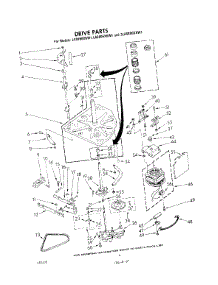 04 - Drive parts for Whirlpool Washer LA5800XKW1 / from AppliancePartsPros.com