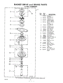 13 - 3La5800xkw1 parts for Whirlpool Washer LA5800XKW1 / from AppliancePartsPros.com