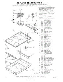 06 - Top And Control parts for Whirlpool RYE7860W3 / from AppliancePartsPros.com