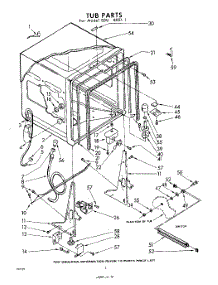 02 - Tub parts for Whirlpool SDU80011 / from AppliancePartsPros.com