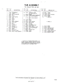05 - Section parts for Whirlpool SVU60W0 / from AppliancePartsPros.com