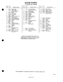 05 - Section parts for Whirlpool Dishwasher SXF500W2 / from AppliancePartsPros.com