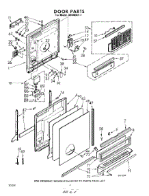 04 - Door parts for Whirlpool SDU80012 / from AppliancePartsPros.com