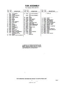 05 - Section parts for Whirlpool SVU60W1 / from AppliancePartsPros.com
