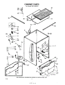 02 - Cabinet parts for Whirlpool Dishwasher SXF500W3 / from AppliancePartsPros.com
