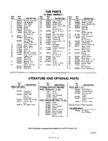 03 - Literature And Optional parts for Whirlpool Dishwasher SHU99040 / from AppliancePartsPros.com