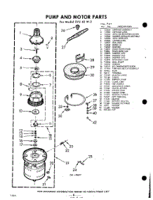 06 - Pump And Motor parts for Whirlpool SVU60W2 / from AppliancePartsPros.com