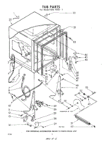 02 - Tub parts for Whirlpool SDU90001 / from AppliancePartsPros.com