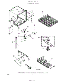 06 - Tub parts for Whirlpool Dishwasher SXF500W5 / from AppliancePartsPros.com