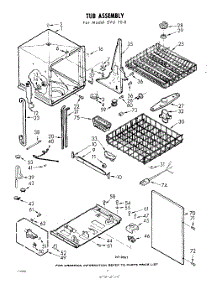 04 - Tub parts for Whirlpool SVU70W0 / from AppliancePartsPros.com