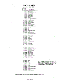 05 - Section parts for Whirlpool SDU90010 / from AppliancePartsPros.com