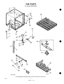 06 - Tub parts for Whirlpool Dishwasher SXF530W0 / from AppliancePartsPros.com