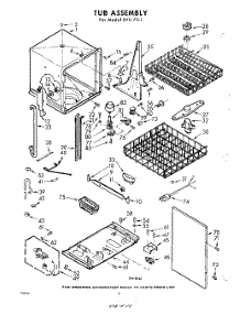 04 - Tub parts for Whirlpool SVU70W1 / from AppliancePartsPros.com