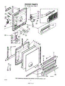 04 - Door parts for Whirlpool SDU90011 / from AppliancePartsPros.com
