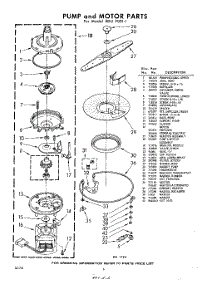 06 - Pump And Motor parts for Whirlpool SDU90011 / from AppliancePartsPros.com