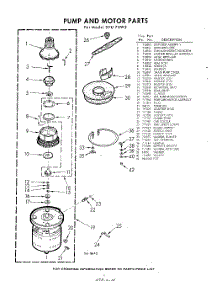 06 - Pump And Motor parts for Whirlpool SVU70W2 / from AppliancePartsPros.com