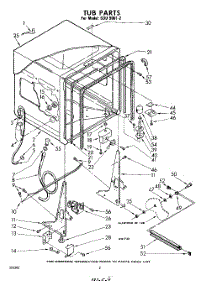 02 - Tub parts for Whirlpool SDU90012 / from AppliancePartsPros.com