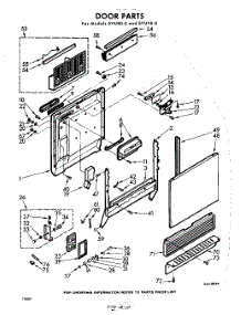 02 - Door parts for Whirlpool SVU80W0 / from AppliancePartsPros.com