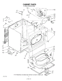 03 - Cabinet parts for Kitchenaid Dryer KGYE700TAL0 / from AppliancePartsPros.com