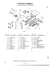 06 - Console parts for Whirlpool SVU80W1 / from AppliancePartsPros.com