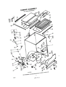 02 - Cabinet parts for Whirlpool Dishwasher SXF600W0 / from AppliancePartsPros.com